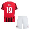 Original Trikotsatz AC Mailand Theo 19 Heimtrikot 2024-25 Für Kinder